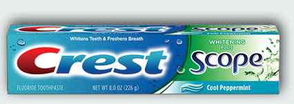 Crest Whitening Plus Scope Cool Peppermint