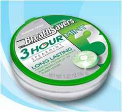 BREATH SAVERS 3HOUR Spearmint Mints