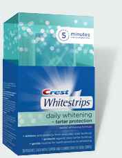 полоски для отбеливания зубов Crest Whitestrips Daily Whitening Tartar Protektion