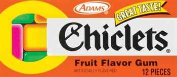 Жевательная резинка цена Chiclets Fruit (Чиклетс фруктовый)