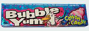 Продажа жевательной резинки Bubble Yum Cotton Candy (Баббл Юм хлопковая конфета)
