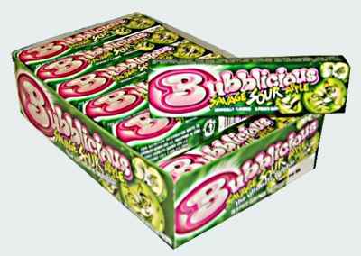 bubblicious original sour apple