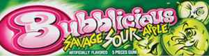 Жвачка из Сша Bubblicious Original Savage Sour Apple (Бубблисиоус Оригинал кислое яблоко)