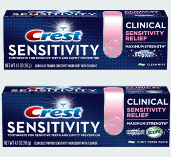 Зубная паста для чувствительных зубов Crest Clinical Sensitivity Relief (Крест клиническое лечение чувствительности)