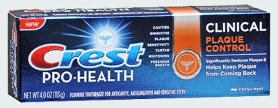 Новая зубная паста Crest Pro-Health Clinical Plaque Control Toothpaste (Крест здоровье-про клинический контроль налета)