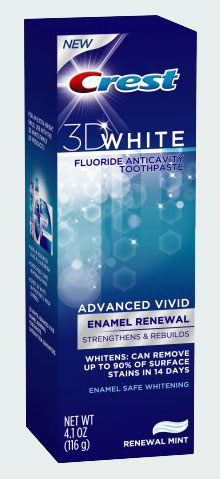 Crest 3D White Advanced Vivid Enamel Renewal Toothpaste