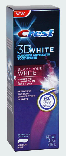 Crest 3D White Glamorous White Fluoride Anticavity Toothpaste