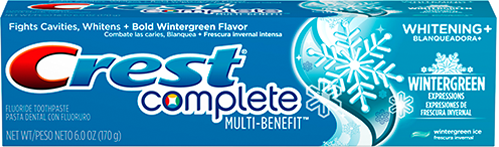 Crest Complete Multi-Benefit Whitening Wintergreen Expressions Toothpaste